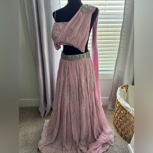 Custom made 2 piece lengha.